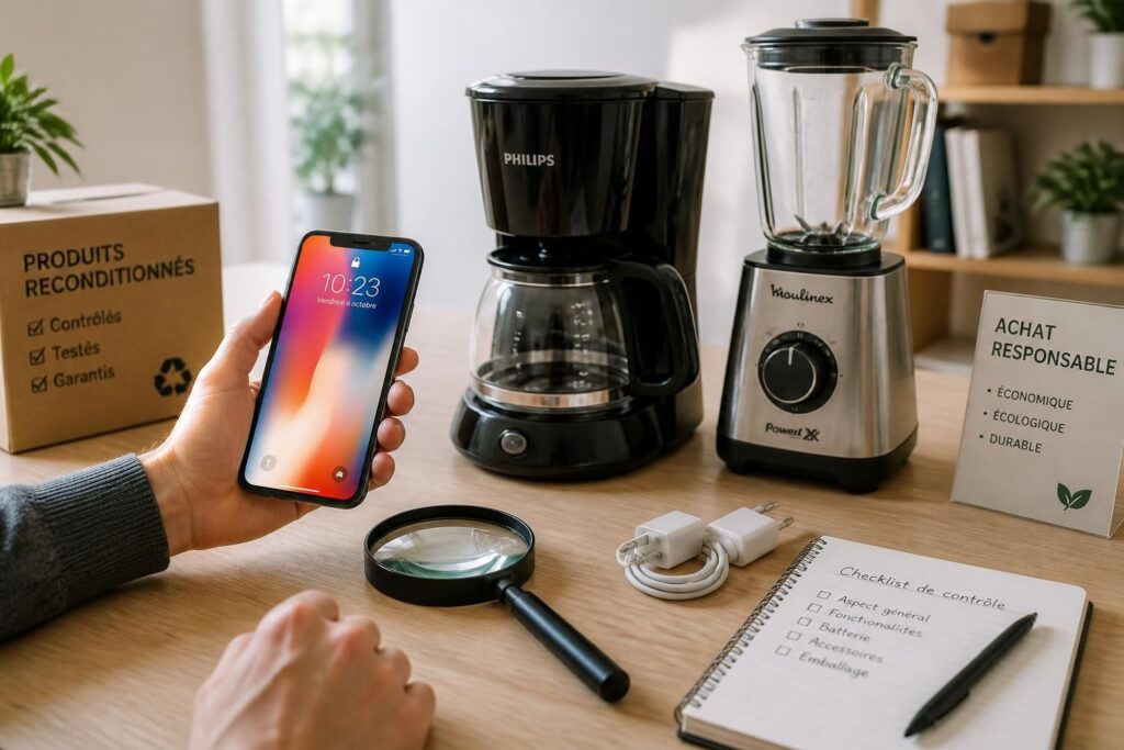 Acheter reconditionné (téléphone, électroménager) : bonnes pratiques