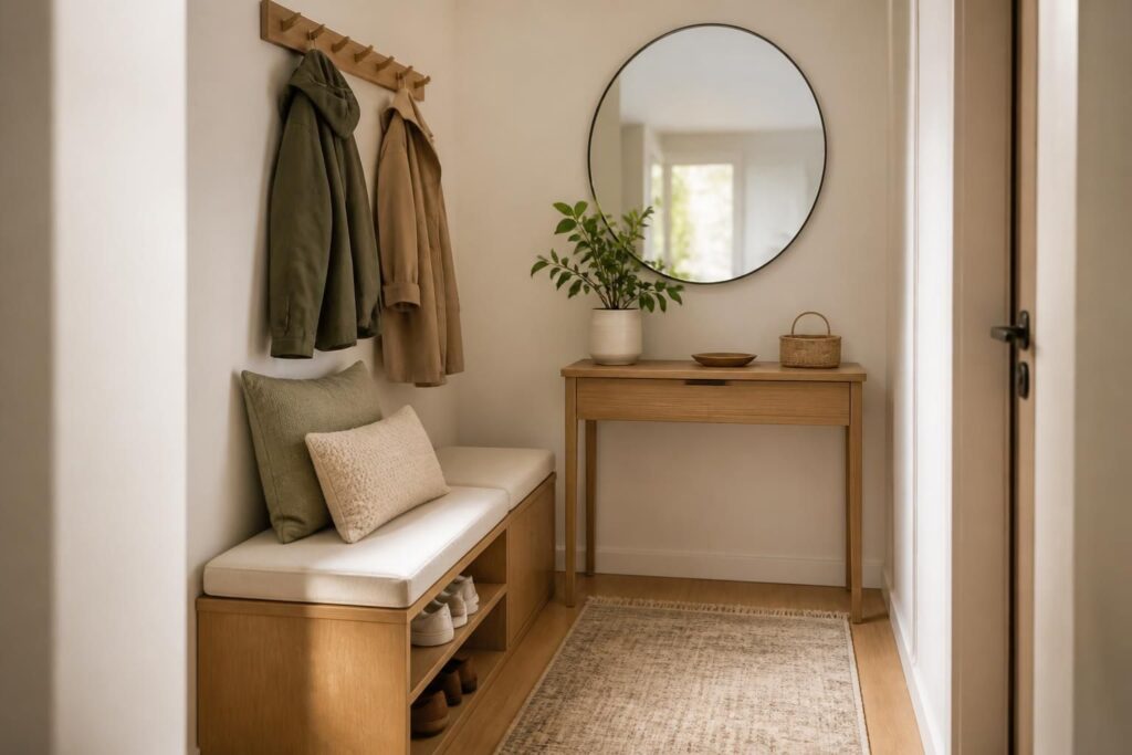 découvrez comment aménager une entrée pratique et accueillante, même si elle est minuscule, avec des astuces fonctionnelles et décoratives pour optimiser l'espace.