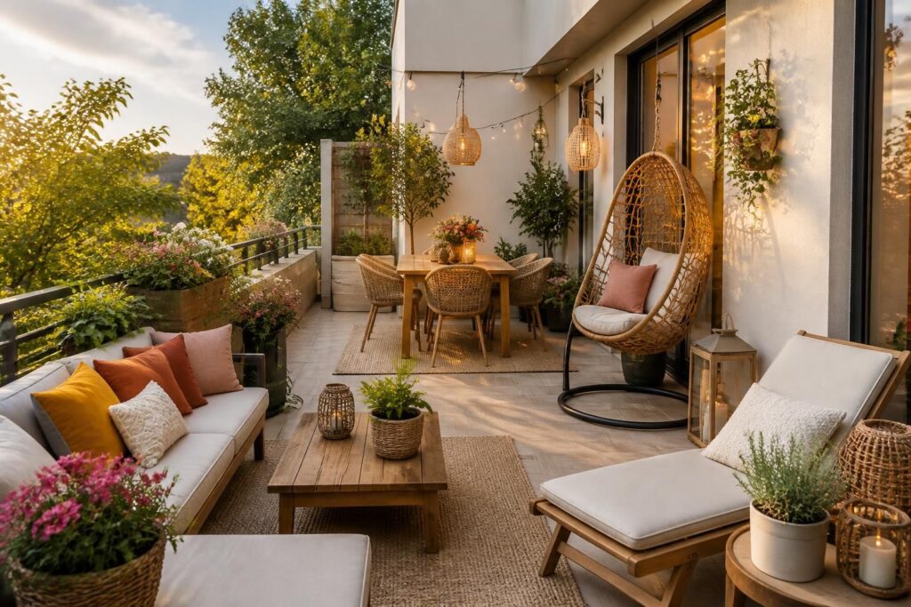 découvrez comment aménager une terrasse ou un balcon convivial en optimisant les zones et en choisissant une décoration adaptée pour un espace extérieur chaleureux et accueillant.