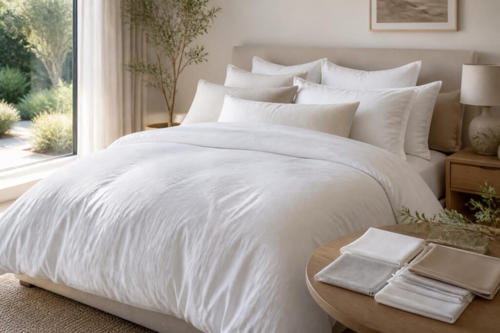 découvrez comment choisir le linge de lit et la literie adaptés pour améliorer la qualité de votre sommeil et profiter de nuits réparatrices.