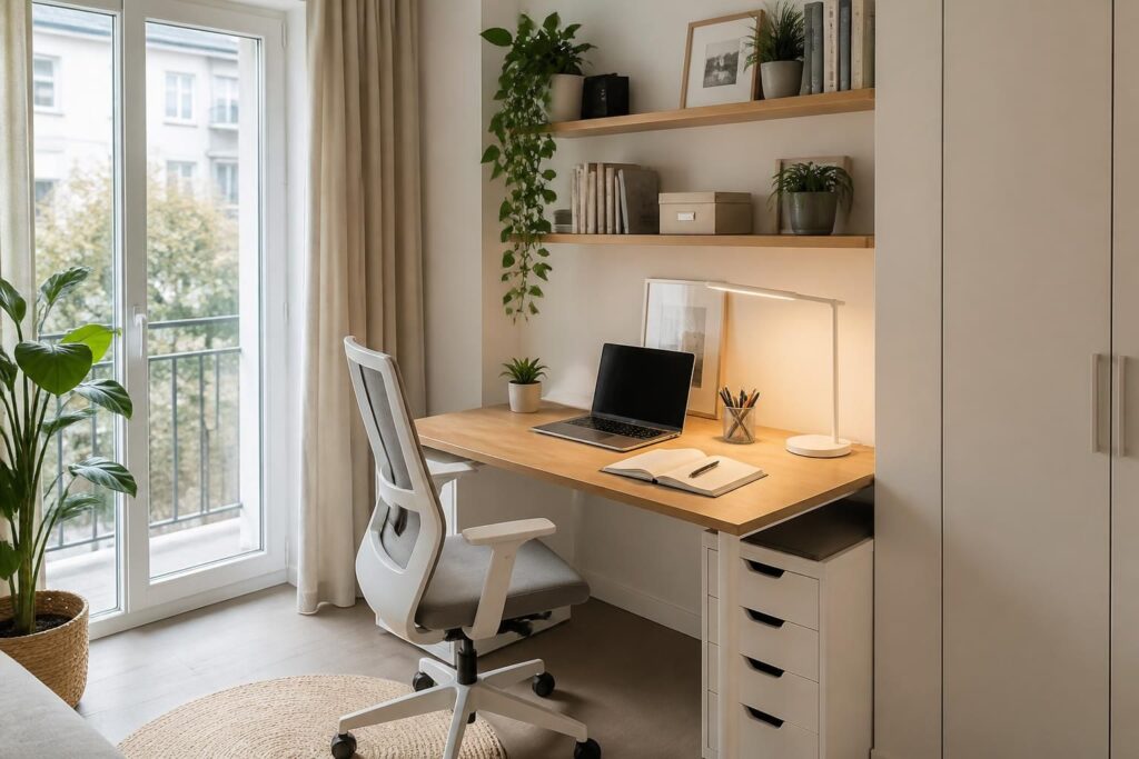découvrez des idées et astuces pratiques pour aménager un coin bureau fonctionnel et esthétique dans un petit logement, optimisant ainsi votre espace de travail.