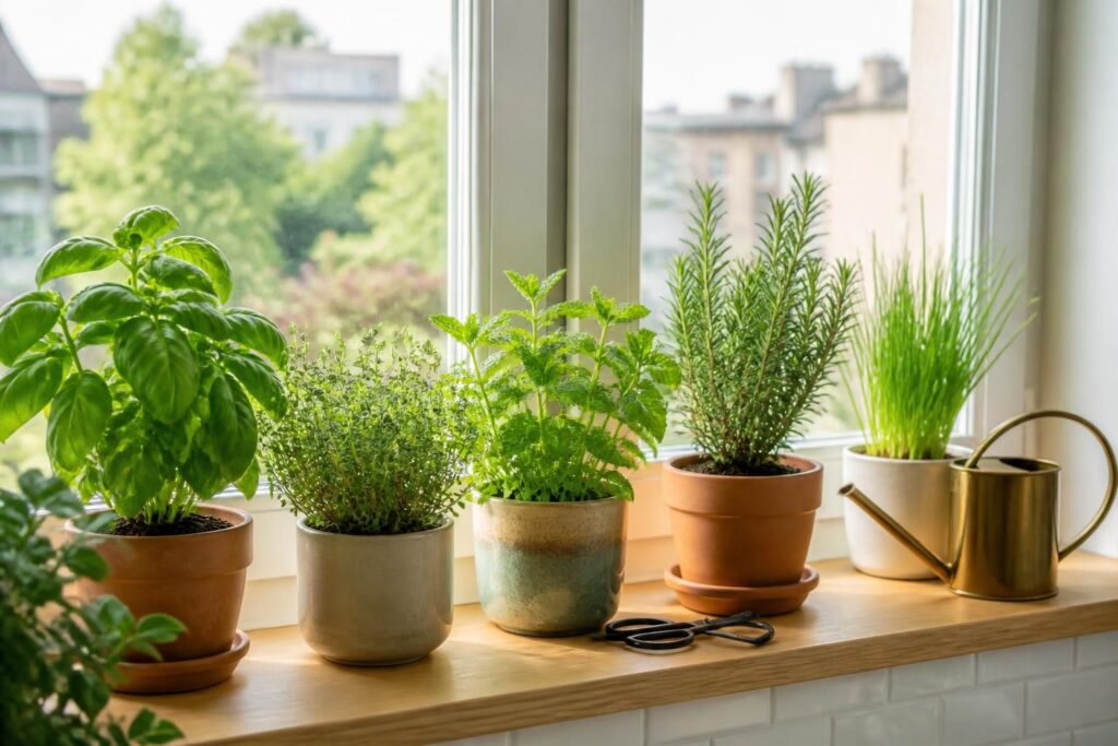 Cultiver des aromatiques sur le rebord de fenêtre toute l’année