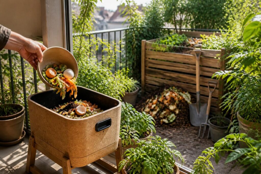Démarrer un compost en appartement ou au jardin : guide pratique