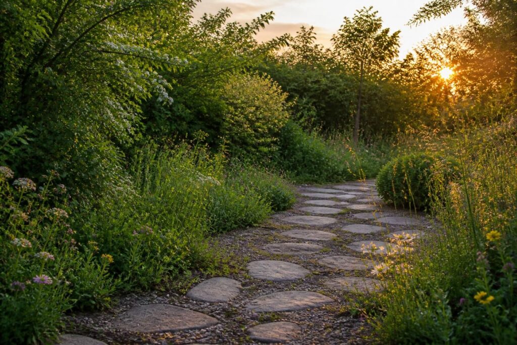 découvrez comment aménager un extérieur écologique avec des sols perméables, des haies naturelles et la promotion de la biodiversité pour un jardin respectueux de l'environnement.