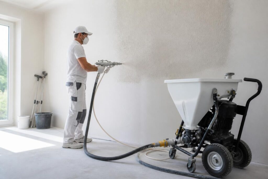 Machine à enduire : comment choisir et utiliser pour vos murs