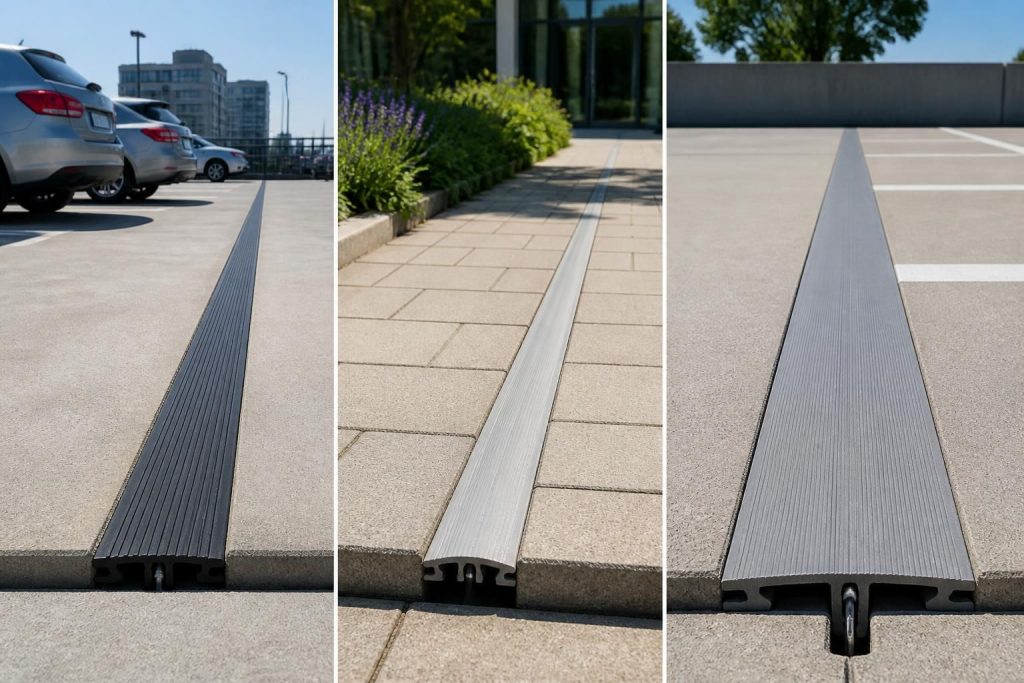 découvrez nos couvre-joints de dilatation sol souples, adaptés pour parkings, espaces extérieurs et sols en pvc, offrant durabilité et flexibilité pour tous vos projets.