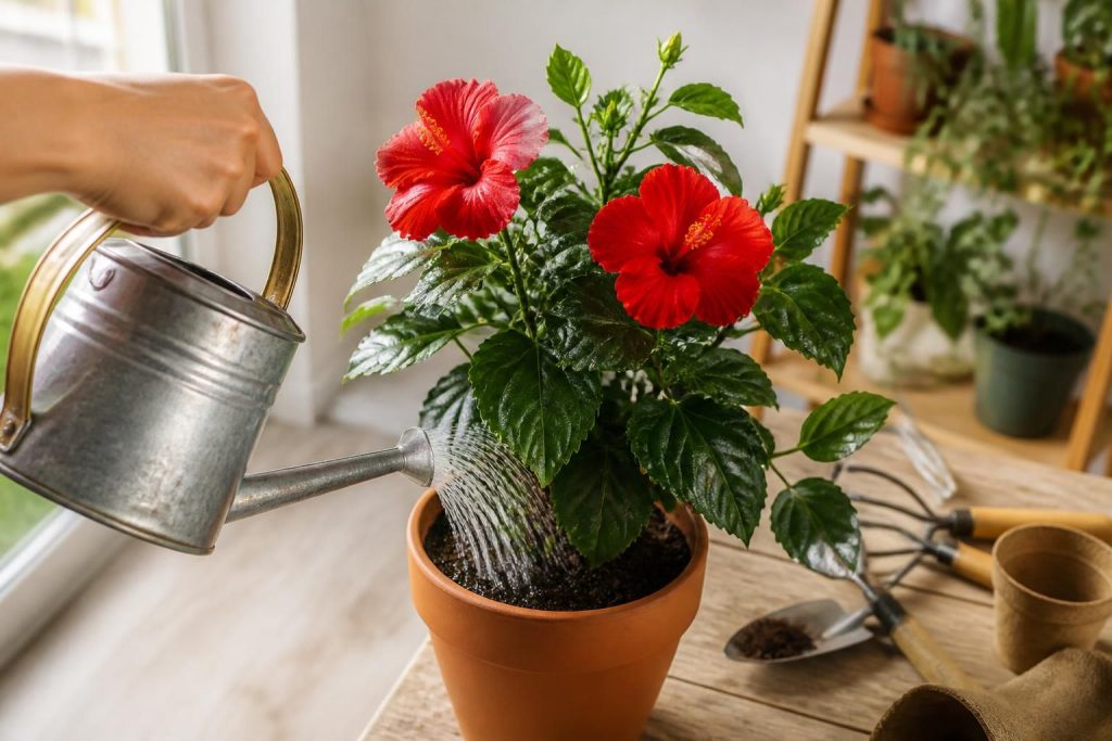 découvrez comment entretenir votre hibiscus rosa sinensis avec nos conseils pratiques sur le moment idéal et la manière d'arroser votre plante pour qu'elle reste belle et en bonne santé.