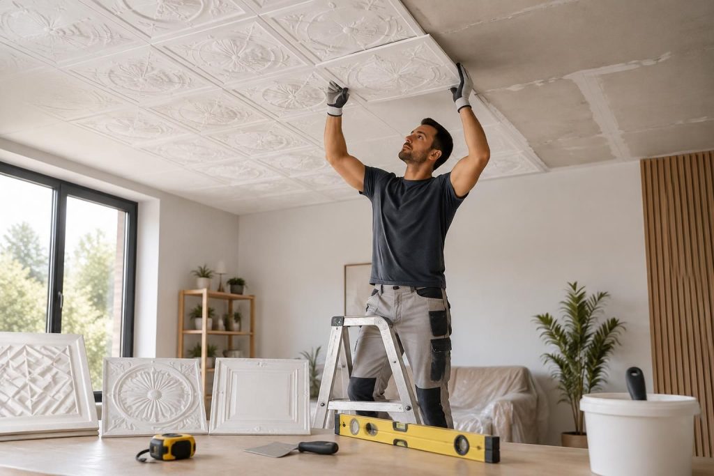 découvrez comment choisir et poser facilement vos dalles de plafond à coller : matériaux, préparation du support, étapes de pose et conseils pratiques.