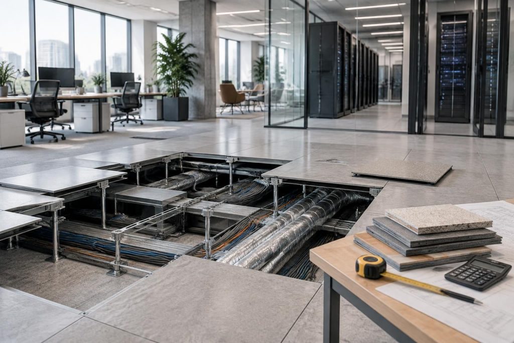 découvrez les prix d’un faux plancher technique, ses usages dans le bâtiment et ses avantages pour intégrer câbles, réseaux et équipements.